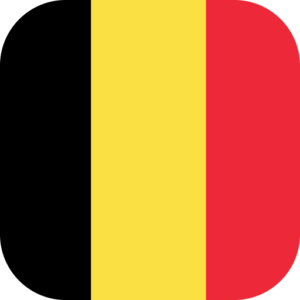 Flag of Belgium Flat Round Corner 512x512 1