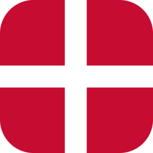 Flag of Denmark Flat Round Corner 512x512 1