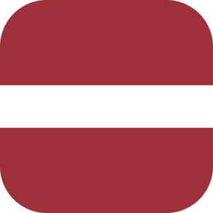 Flag of Latvia Flat Round Corner 512x512 1