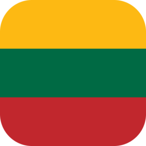 Flag of Lithuania Flat Round Corner 512x512 1